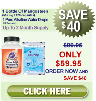 Existing Client Special 1 Bottle Of Our Freeze Dried Rich Pericarp Mangosteen With 1 Pure Alkaline Water Drops For $59.95