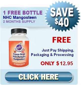 Receive 1 Free Bottle of Freeze Dried Mangosteen